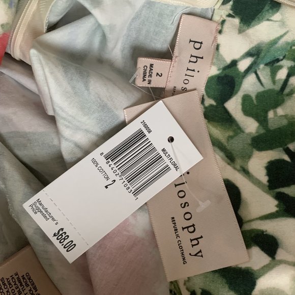 Philosophy Muti Color Belted High Waist Skirt - Picture 7 of 7